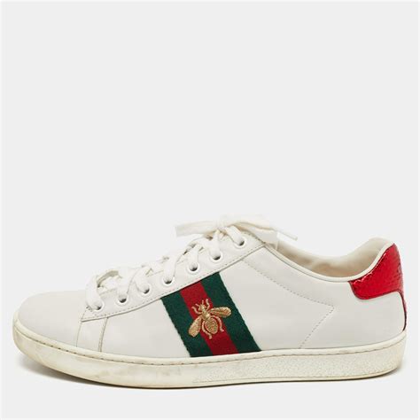 mens gucci python sneakers|gucci embroidered ace sneakers.